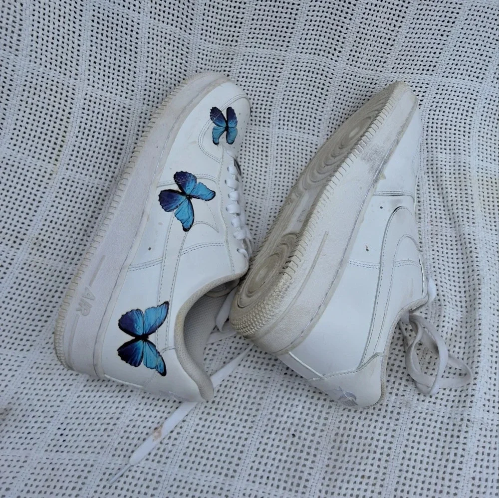 Nike Air Firce Custom Butterfly Sneakers 9